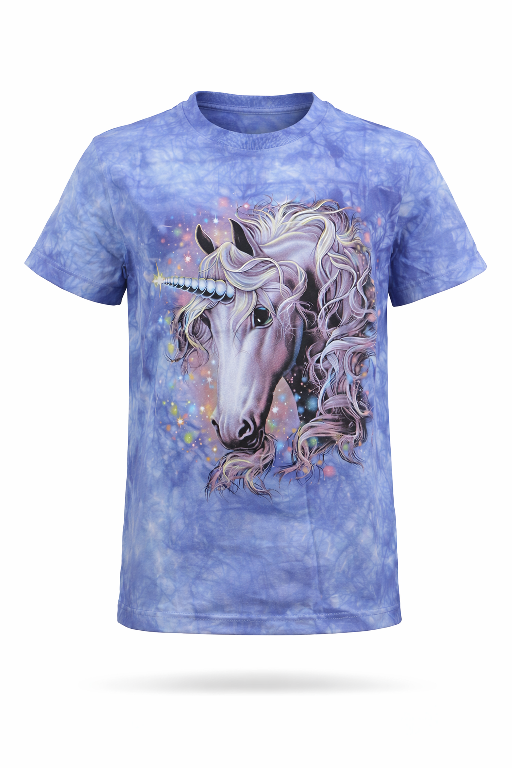 Kinder T-Shirt Blaues Einhorn