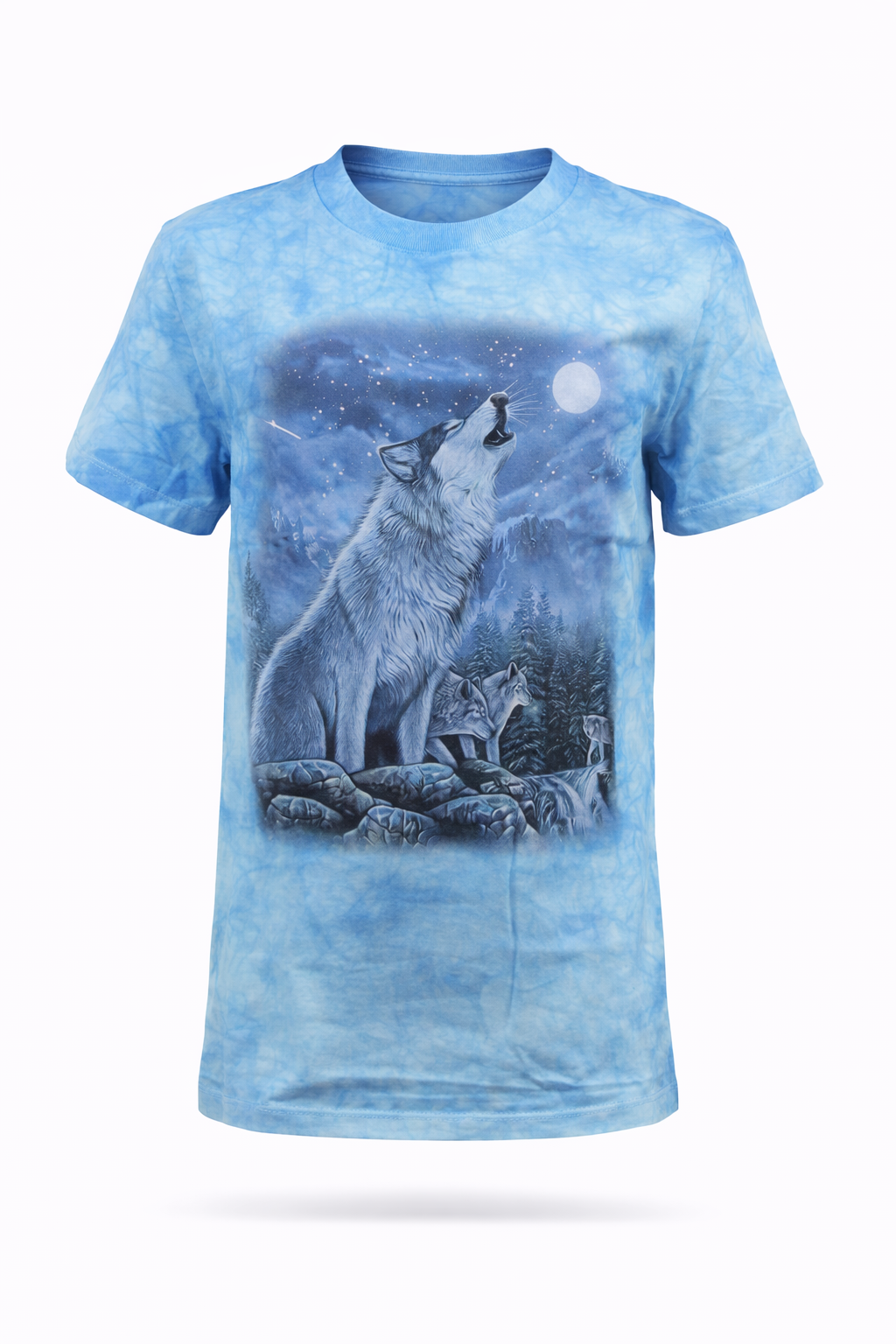 Kinder T-Shirt Wolf im Mondlicht