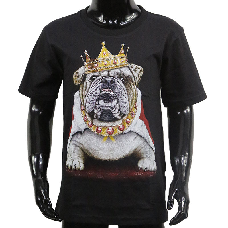 T-Shirt Kids Hund mit Krone