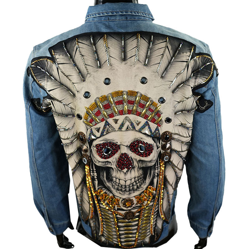 Jeansjacke “Krieger des Jenseits”
