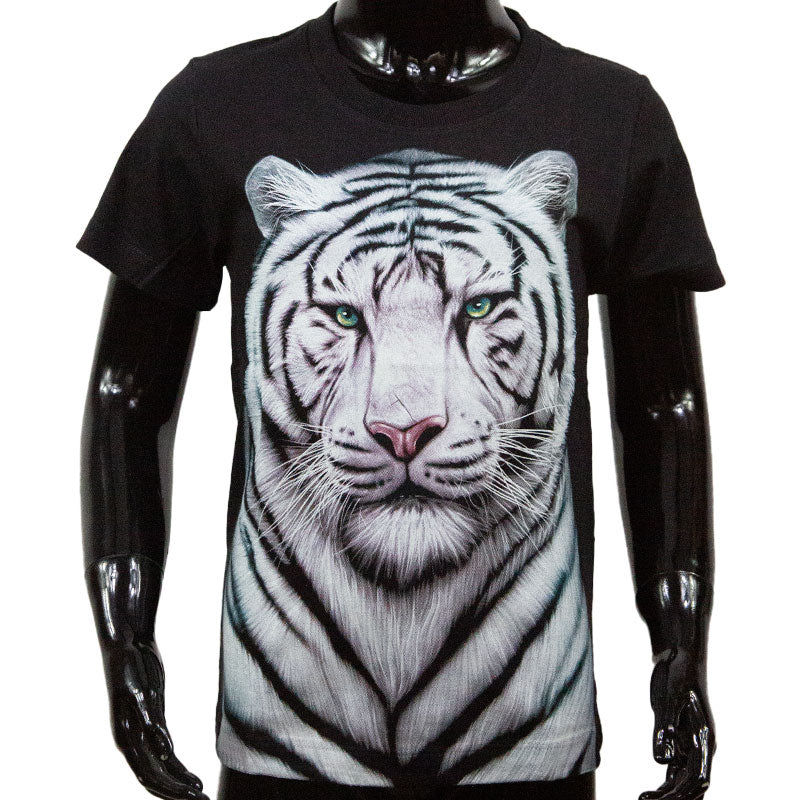 T-Shirt Kids Weißer Tiger
