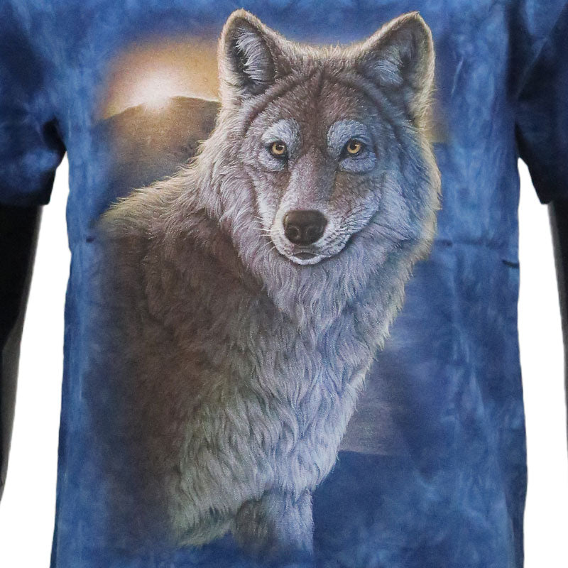 T-Shirt Kids Wolf vor Sonnenaufgang