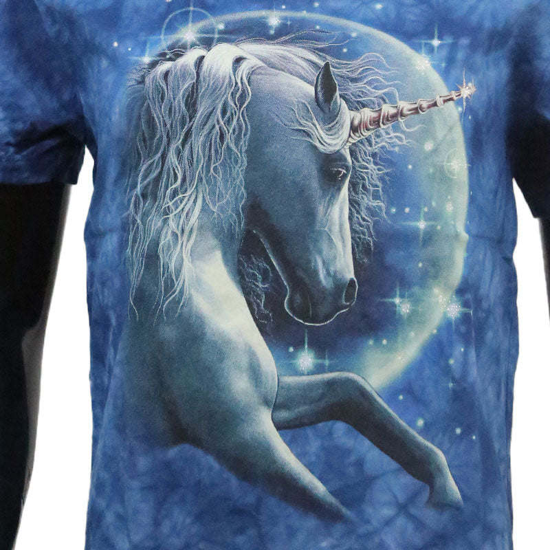 Magisches Kinder T-Shirt mit Einhorn und Mond