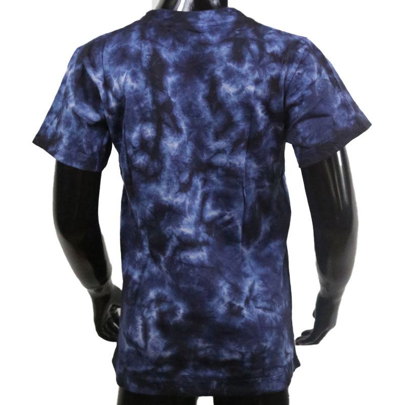 Wolfs T-Shirt für Kids – Indianisches Naturmotiv in Blau