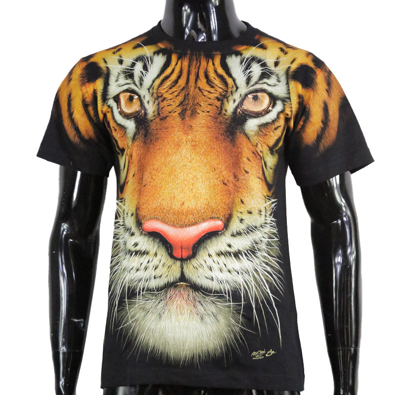 T-Shirt GLOW IN THE DARK "Tigerblick"