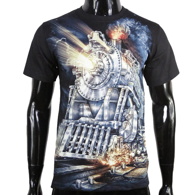 T-Shirt GLOW IN THE DARK "Feuerlicht-Express"