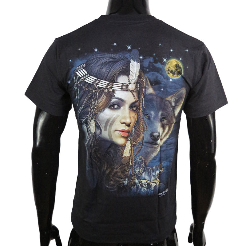 T-Shirt GLOW IN THE DARK "Hüterin der Wölfe"