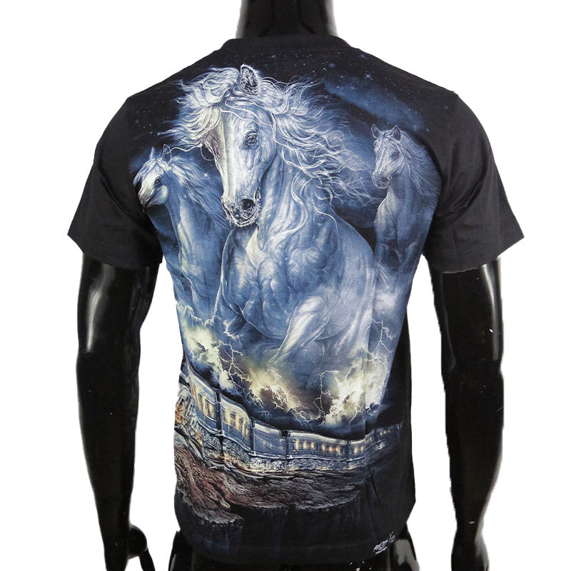 T-Shirt GLOW IN THE DARK "Feuerlicht-Express"