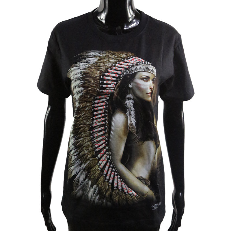 T-Shirt GLOW IN THE DARK "Mondkriegerin"