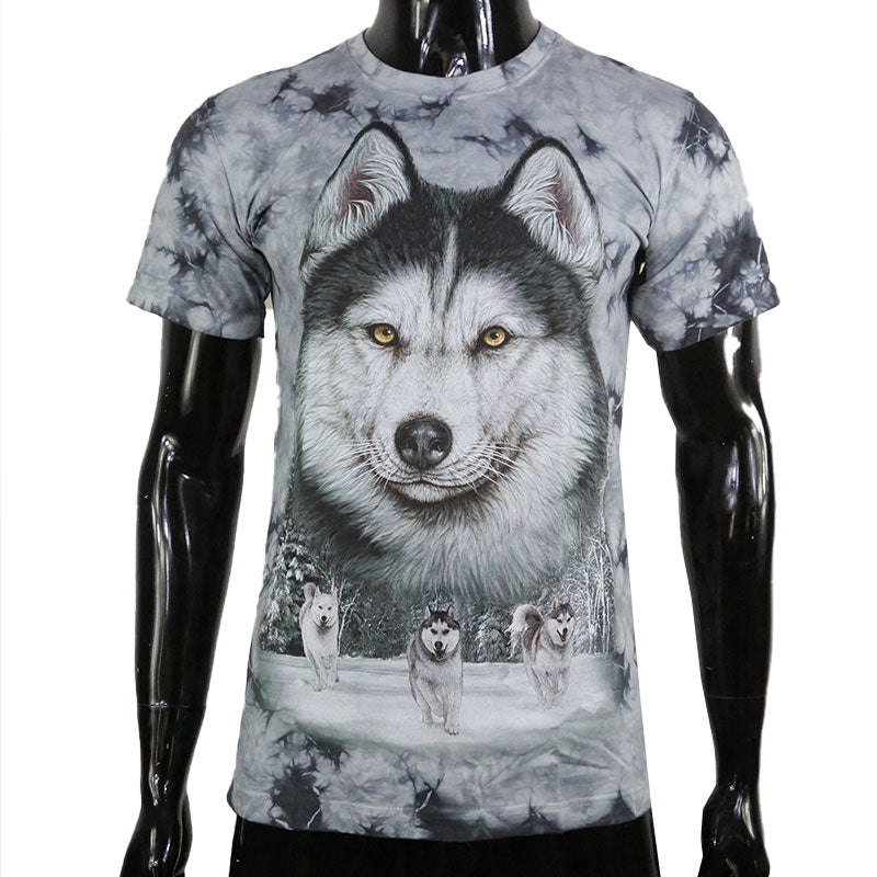 T-Shirt "Leitwolf im Schnee"