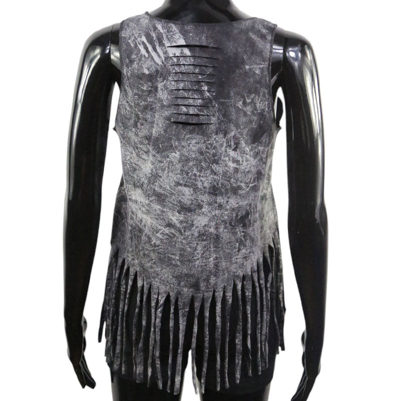 Fransen-Top Traumfänger | Schwarz | Boho