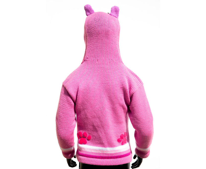 Peruanische Anden Kinderweste Pink Panther