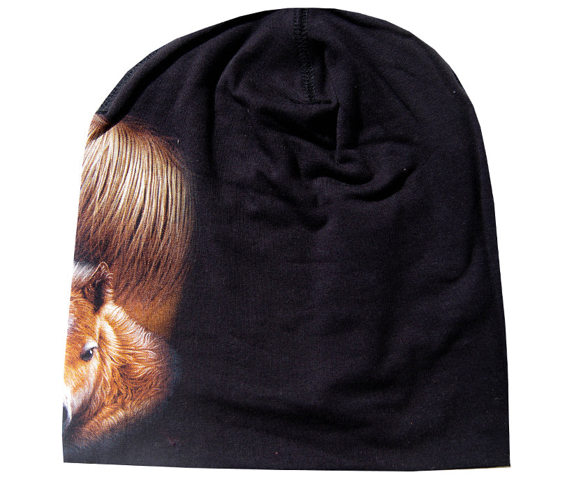 Beanie für Pferdeliebhaber – Tiermotiv Mütze für Herbst & Winter