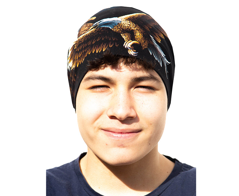 Adler Beanie – Kraftvolles Tiermotiv für Outdoor & Streetwear