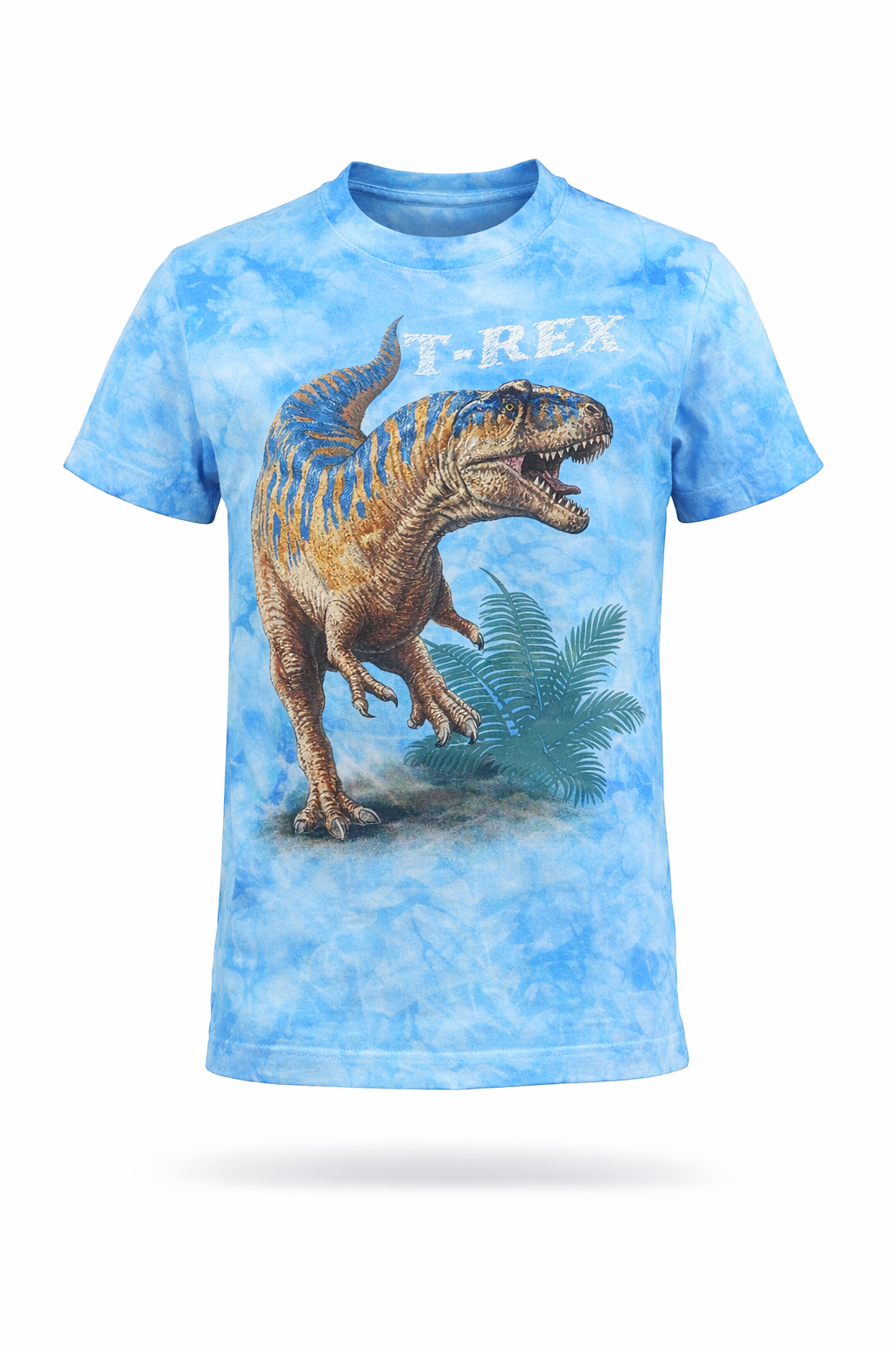 Kinder T-Shirt Blauer T-Rex