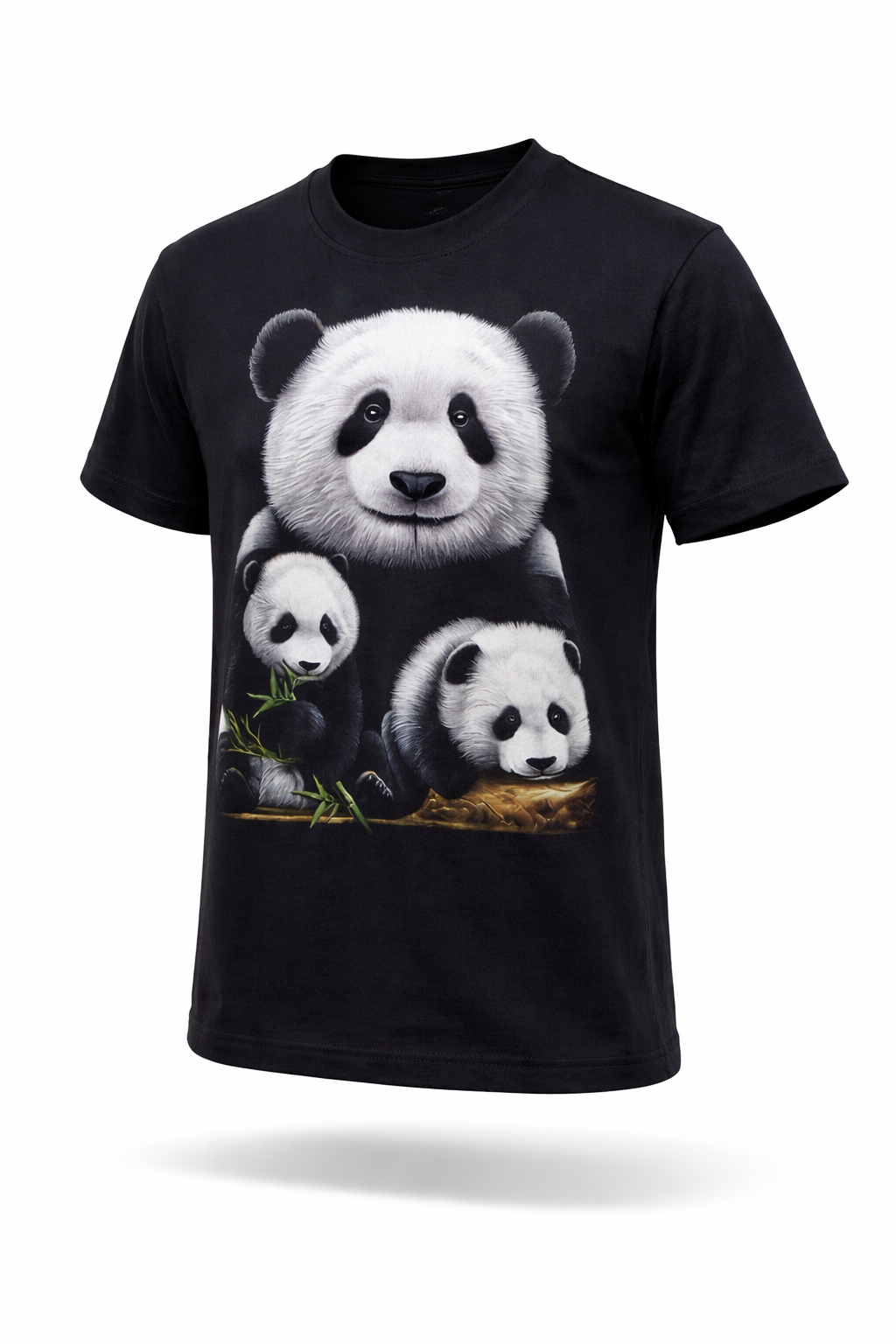 Kinder T-Shirt Panda Familie