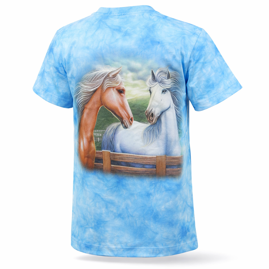 Kinder T-Shirt Pferdepaar