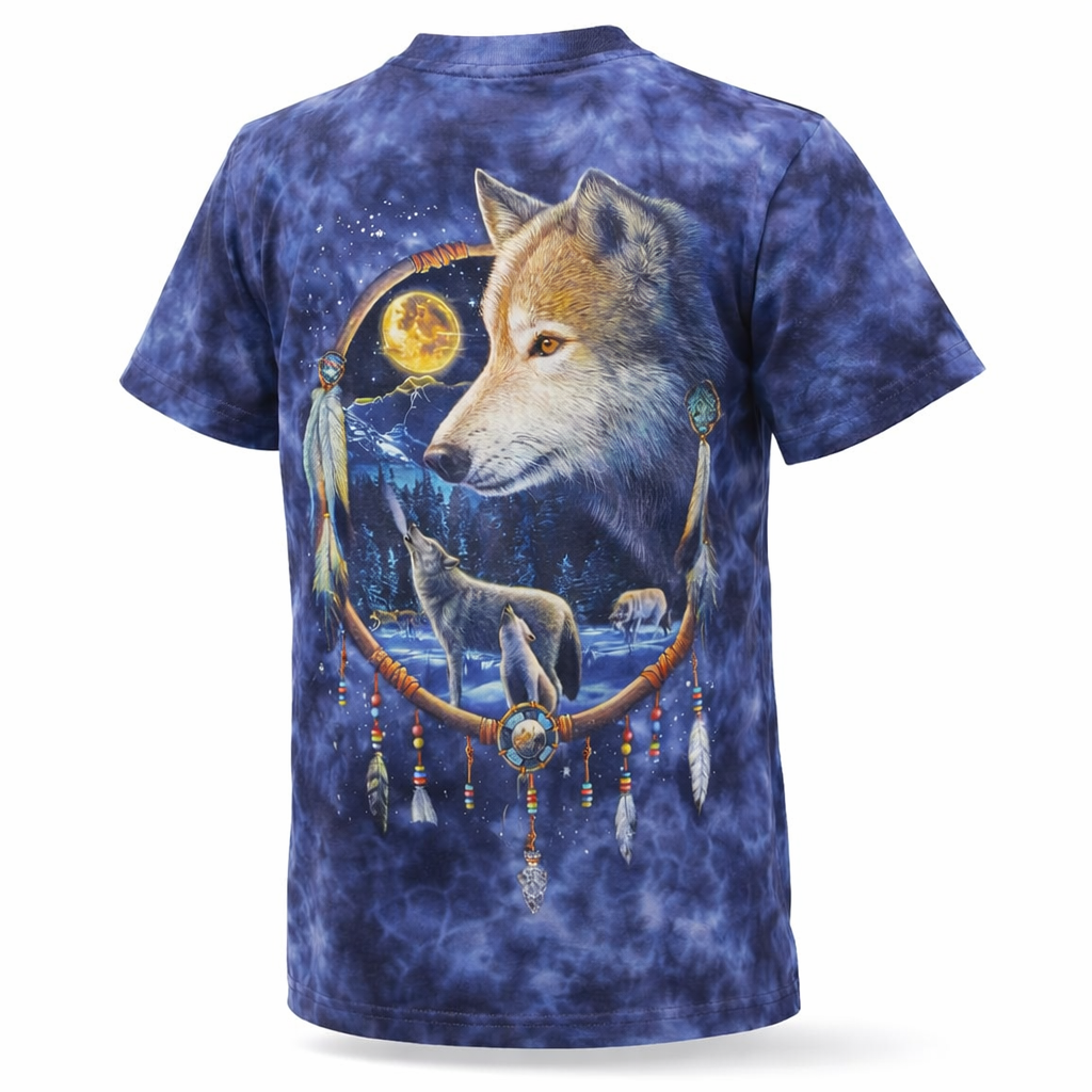 Kinder T-Shirt Traumfaenger Wolf