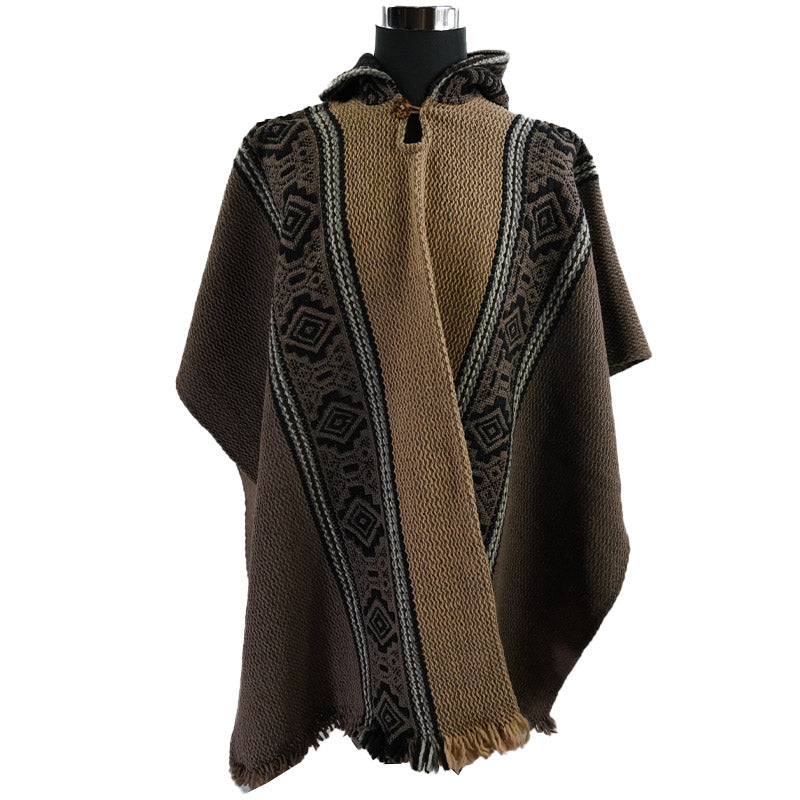 Poncho aus Wolle 01
