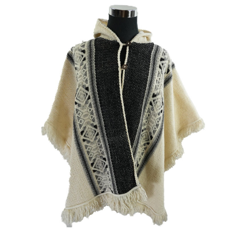 Poncho aus Wolle 04