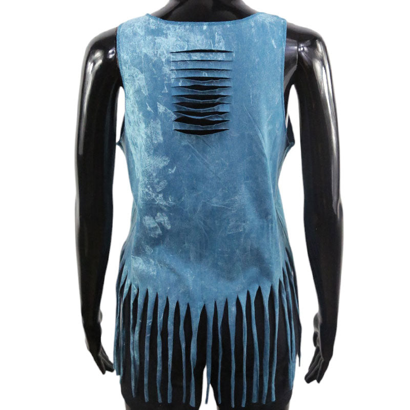 Damen Top Pferdekopf bunt auf blau, grün, braun oder schwarz batik