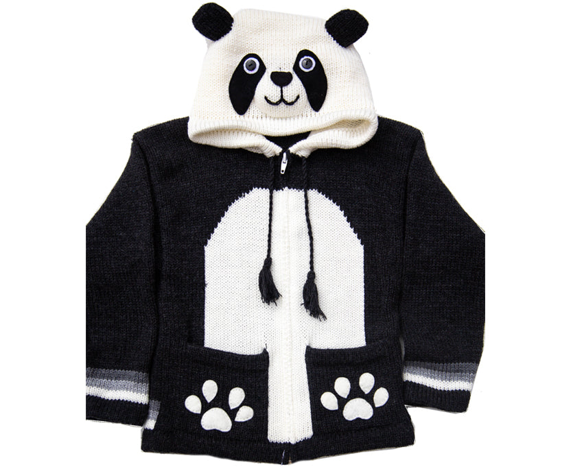 Peruanische Anden Kinderweste Panda