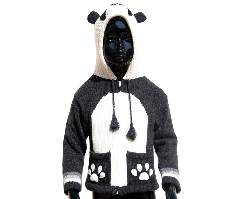 Peruanische Anden Kinderweste Panda