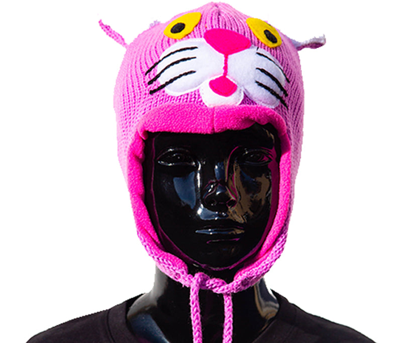 Kinder Mütze (Chullo) Pink Panther