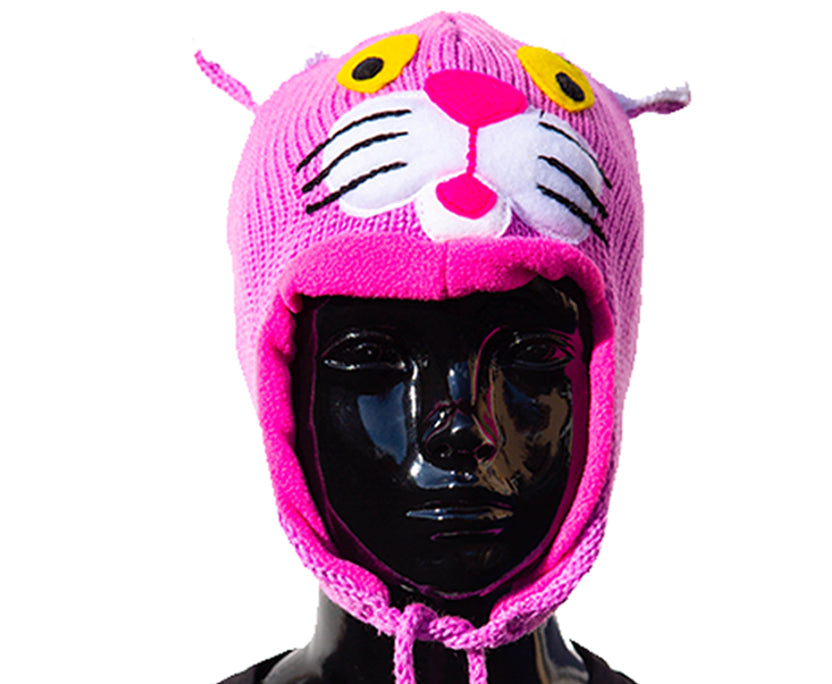 Kinder Mütze (Chullo) Pink Panther