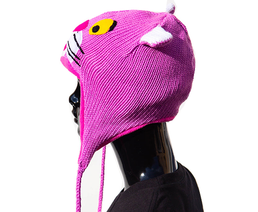 Kinder Mütze (Chullo) Pink Panther